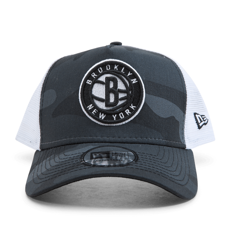 Nets NBA Camo Trucker