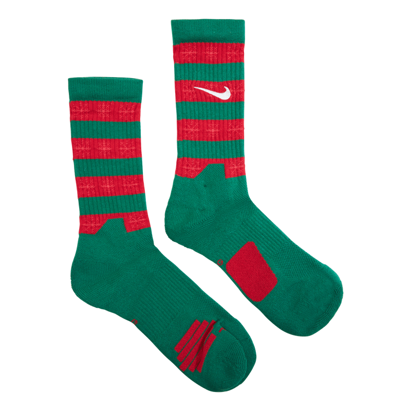 NIKE ELITE XMAS BASKETBALL CREW SOCKS