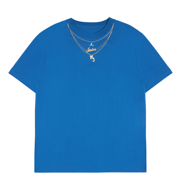 W J Her Chain Tee Core Dk Marina