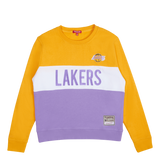 Women's Lakers Color Block Crew 2.0