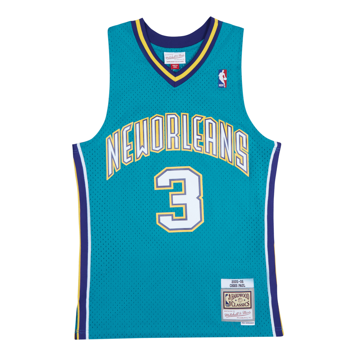 Swingman Jersey New Orleans Hornets 2005 Chris Paul Mitchell Ness Solestory