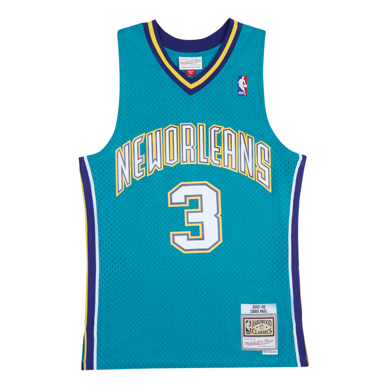 Swingman Jersey New Orleans Hornets 2005 Chris Paul Mitchell Ness Solestory
