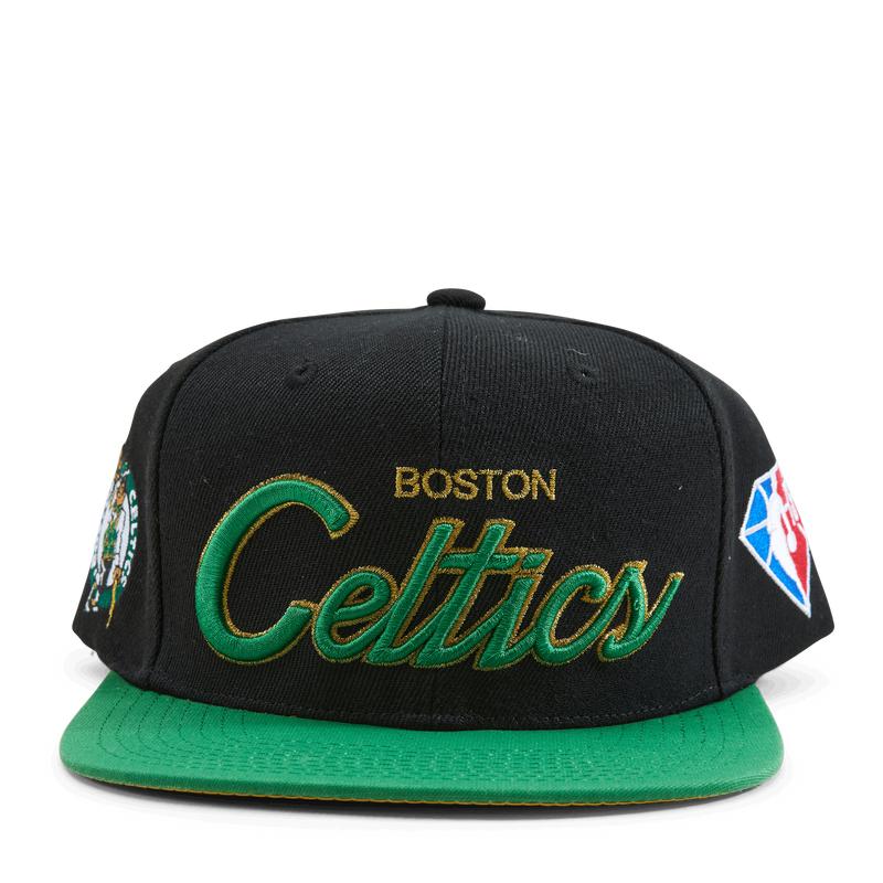Boston Celtics Rock On Black Trucker - Mitchell & Ness cap