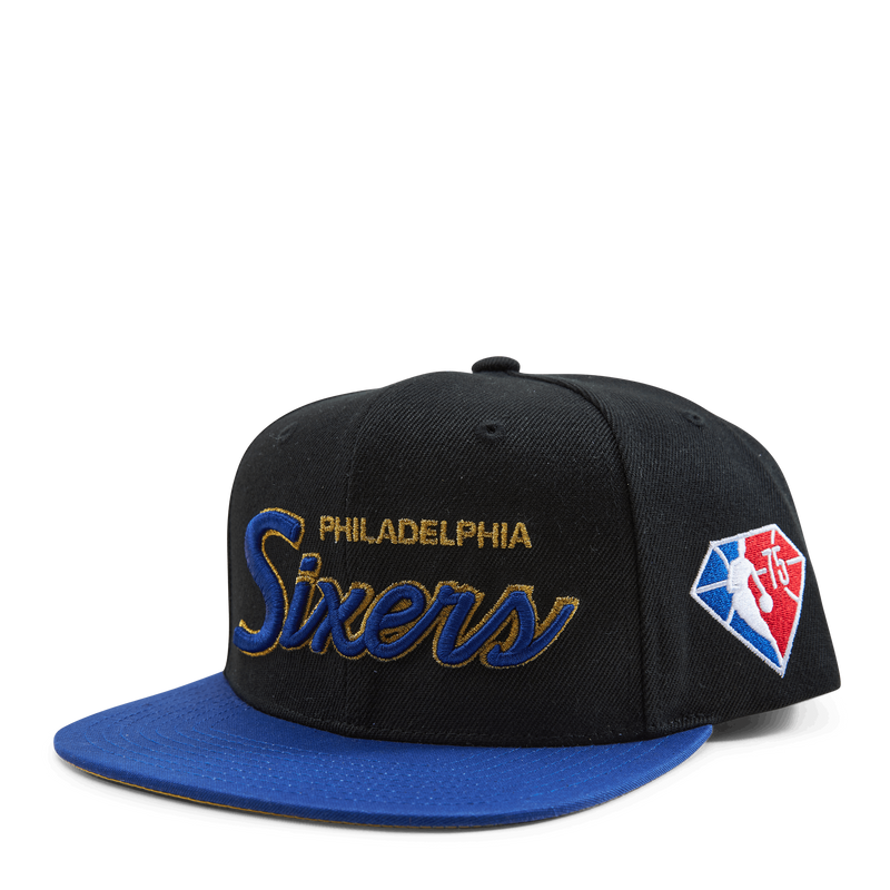 76ers NBA 75th Gold Snapback