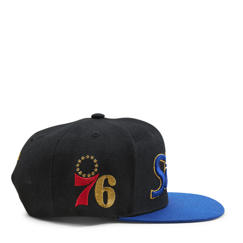 76ers NBA 75th Gold Snapback