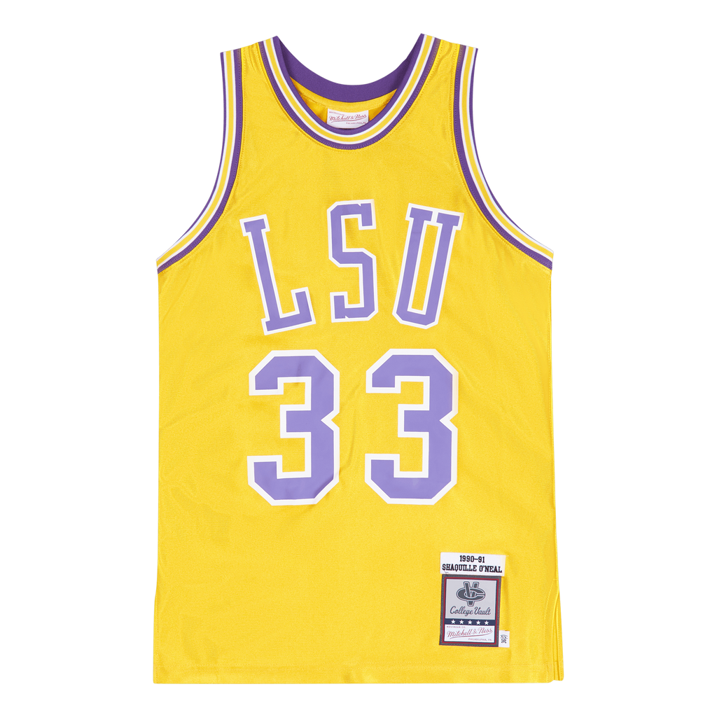 Mitchell & Ness Men's LSU Tigers Shaquille O'Neal Authentic Jersey