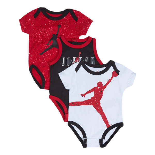 Jordan Speckled Air Jumbled 3-pk Bodysuits