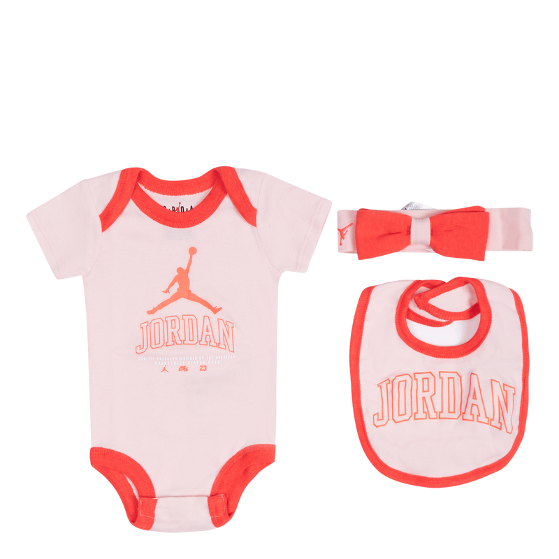 Jordan Headband/bodysuit/bib Set 3pc