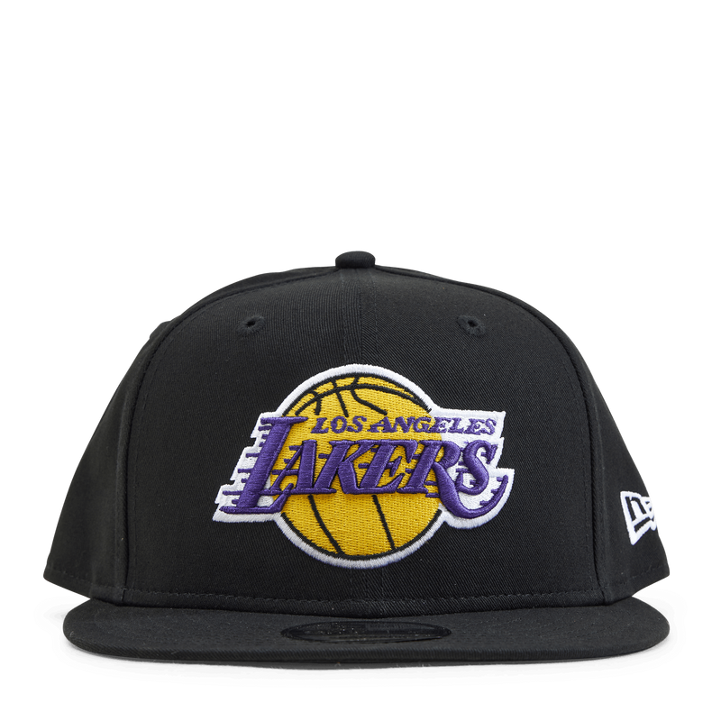 Los Angeles Lakers New Era Hoop Team 2 9FIFTY Snapback Hat - Black