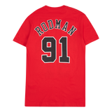 Bulls Name & Number Tee Rodman