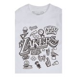 Lakers Doodle Ss Tee