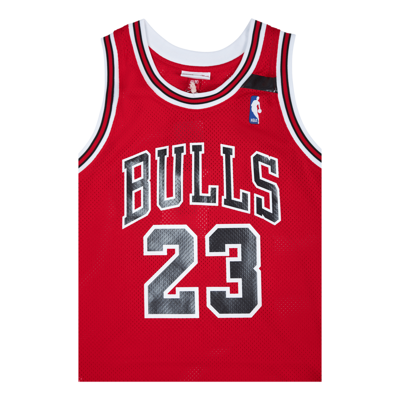 Mitchell & Ness Youth Mitchell & Ness Michael Jordan Black/Red Chicago  Bulls 1996-97 Hardwood Classics Authentic Jersey