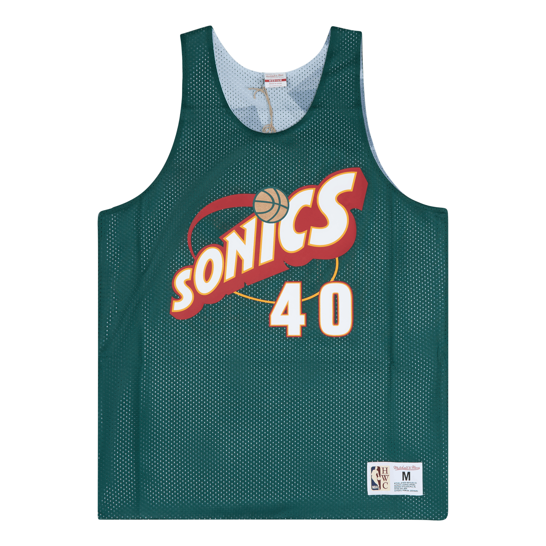 Supersonics Reversible Mesh Tank Shawn Kemp Mitchell & Ness Solestory