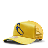 Warriors Logo Remix Trucker Snapback