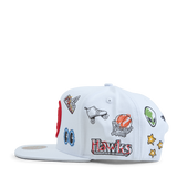 Hawks Hand Drawn Snapback