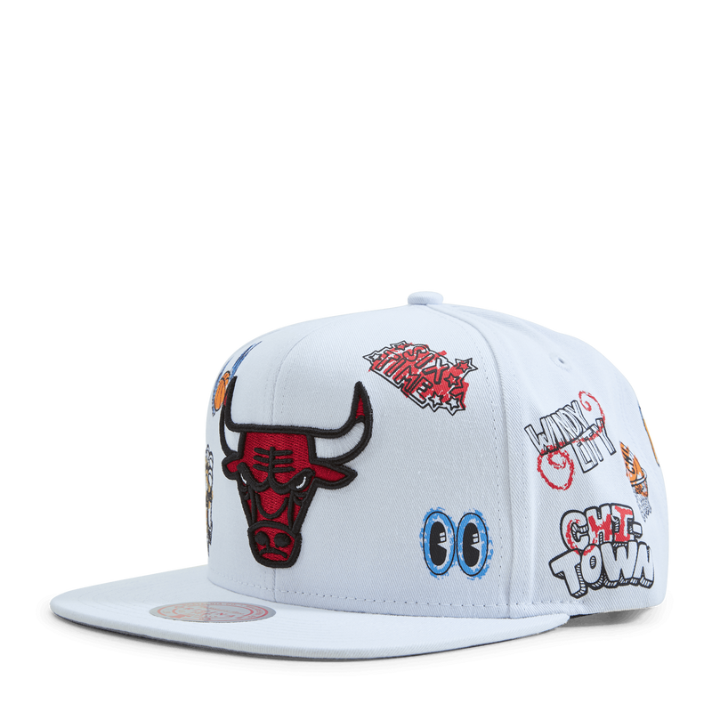 Bulls Hand Drawn Snapback