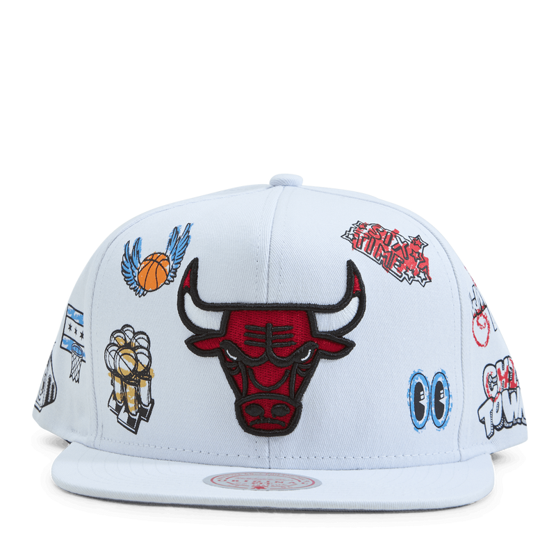 Bulls Hand Drawn Snapback