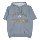 Michigan Short Sleeve Fleece Hoodie