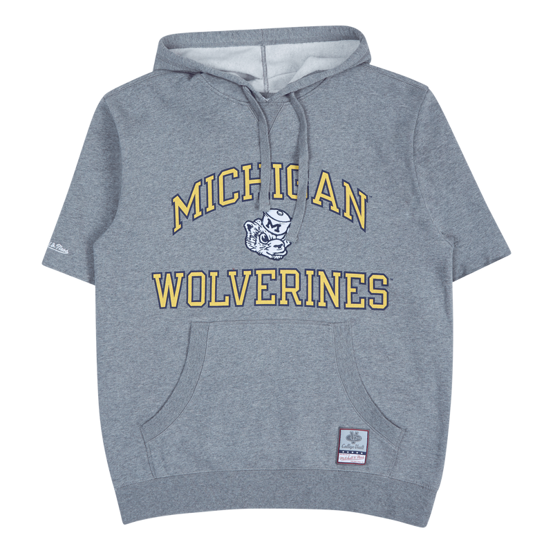 Michigan Short Sleeve Fleece Hoodie