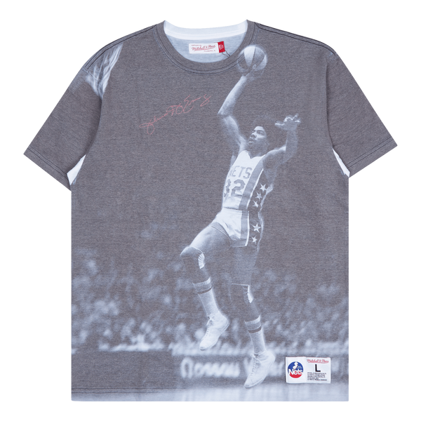 Nets Above The Rim Sublimated S/S Tee - Julius Erving