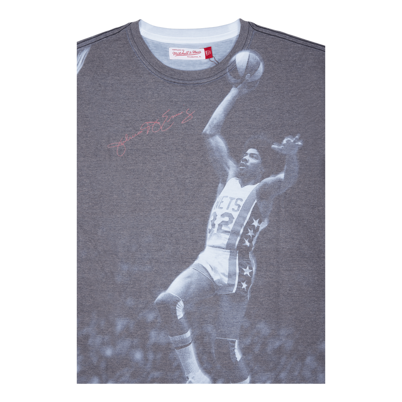 Nets Above The Rim Sublimated S/S Tee - Julius Erving