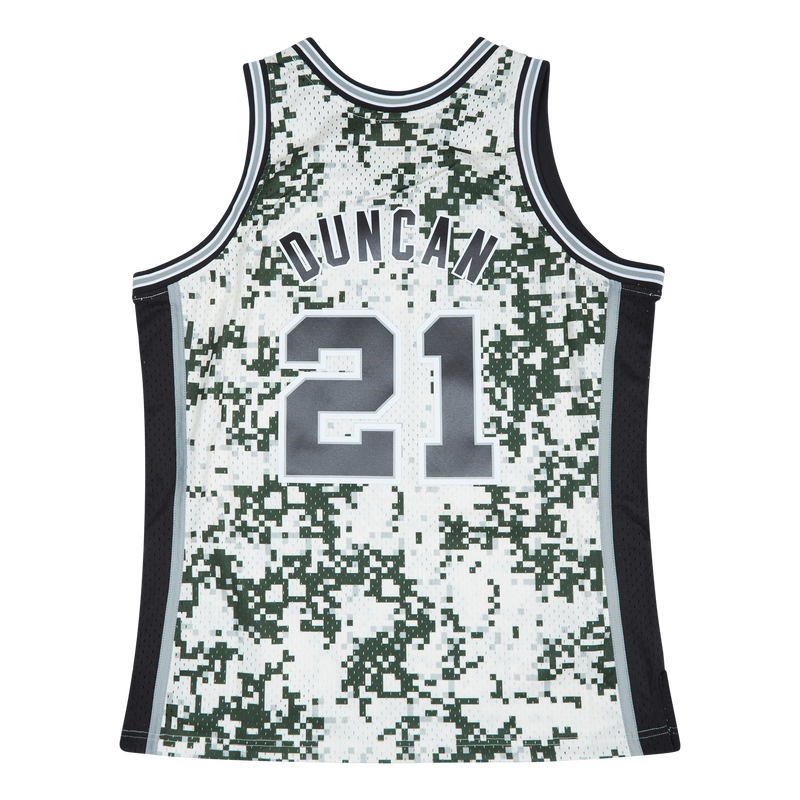 Mitchell & Ness Tim Duncan 21 Spurs Blanc Réplique Swingman Jersey Hwc Mitchell & Ness Tim Duncan 21 Spurs Blanc Réplique Swingman Jersey Hwc