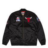 Bulls Flight Satin Bomber Jacket