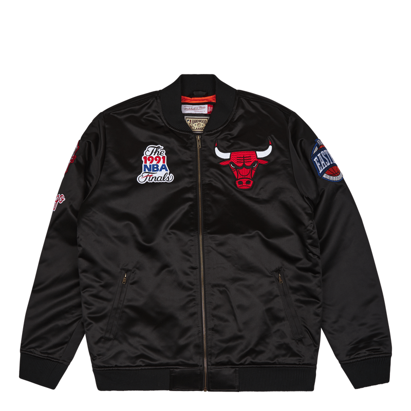 Bulls Flight Satin Bomber Jacket