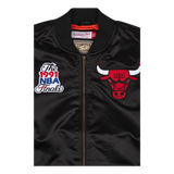 Bulls Flight Satin Bomber Jacket