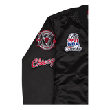 Bulls Flight Satin Bomber Jacket