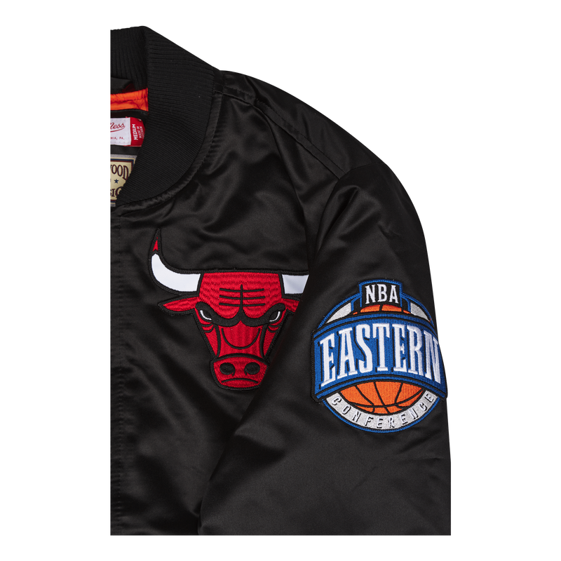 Bulls Flight Satin Bomber Jacket