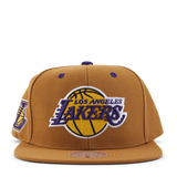Lakers Wheat Tc Snapback