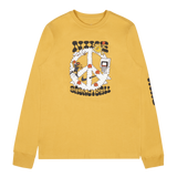 M Nk Tee Ls Wheat Gold