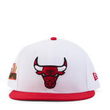BULLS WHITE CROWN PATCHES 9FIFTY