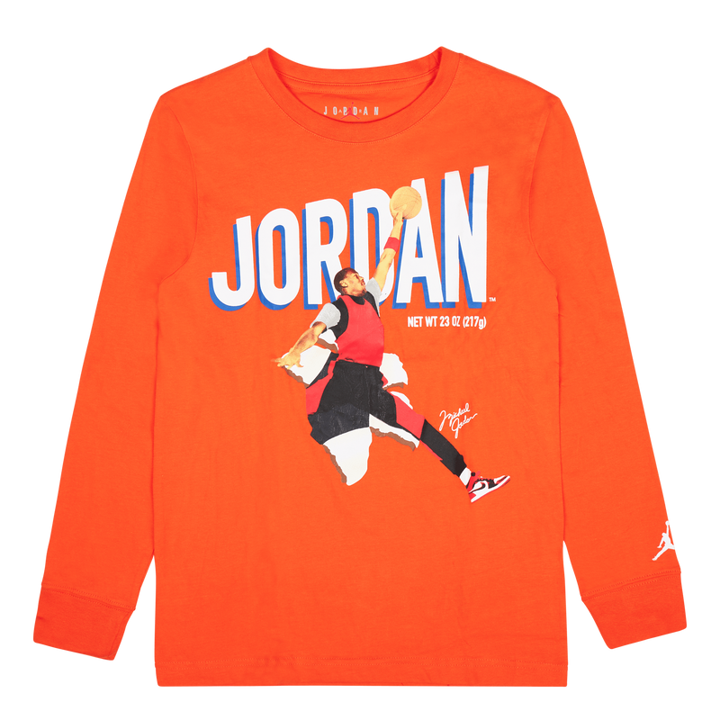 MVP Jordan Breakout Ls Tee Rush Orange