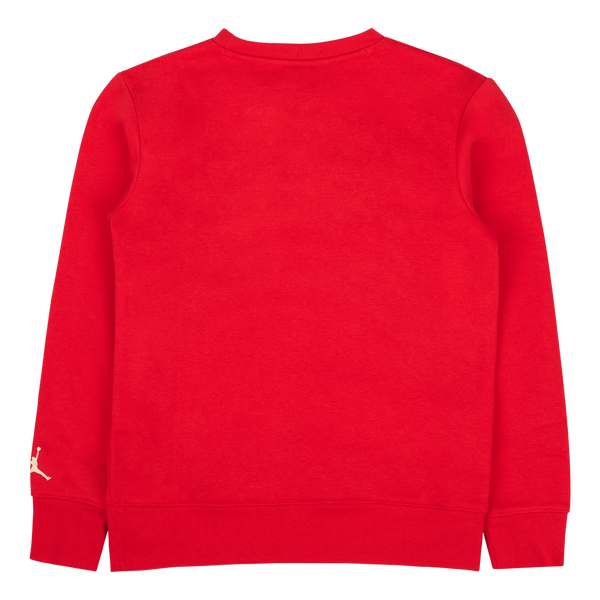 Jordan Essentials Plaid Crew Fire